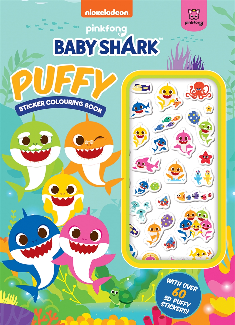 Baby Shark: Puffy Sticker Colouring Book (Nickelodeon)/Product Detail/Kids Colouring