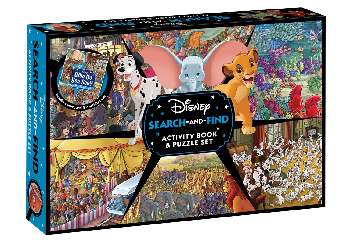 Disney: Search-And-Find Activity Book & Puzzle Set/Product Detail/Kids Activity Books