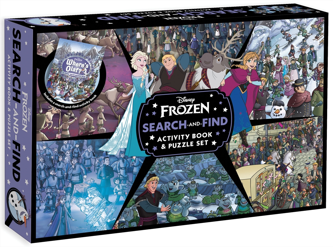Frozen: Search-And-Find Activity Book & Puzzle Set (Disney)/Product Detail/Kids Activity Books