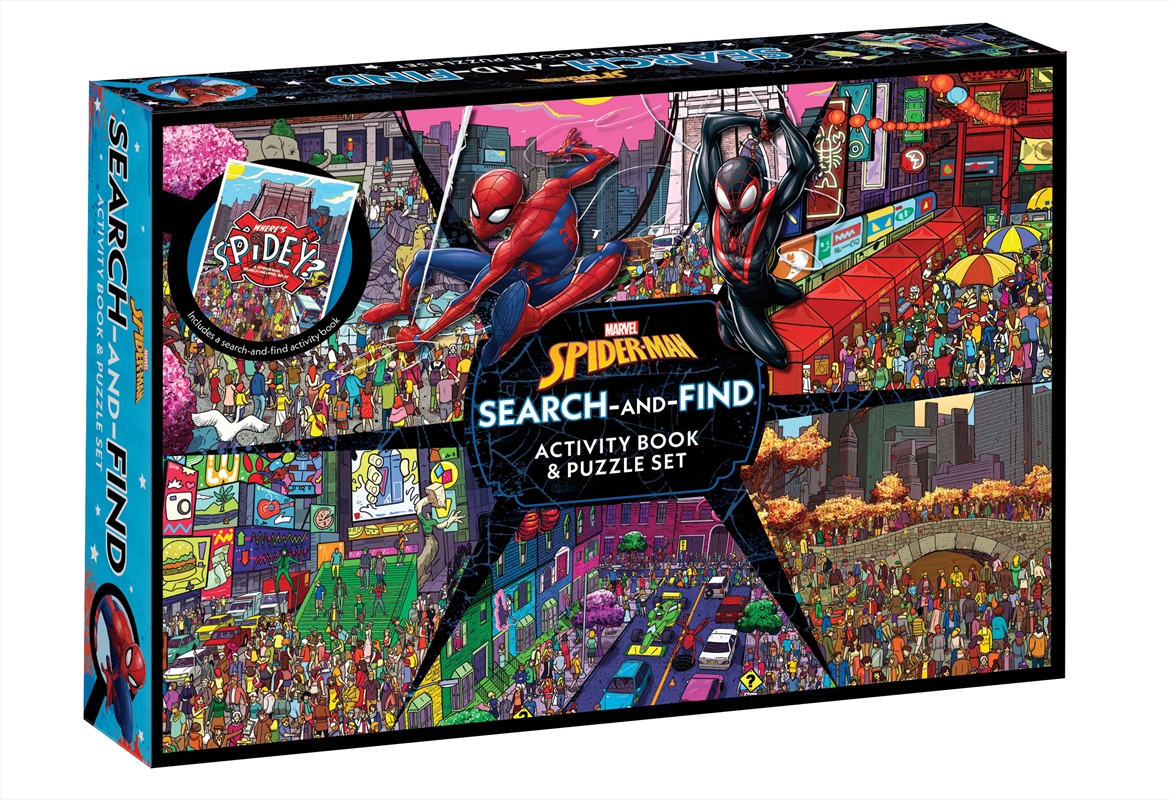 Spider-Man: Search-And-Find Activity Book & Puzzle Set (Marvel)/Product Detail/Kids Activity Books