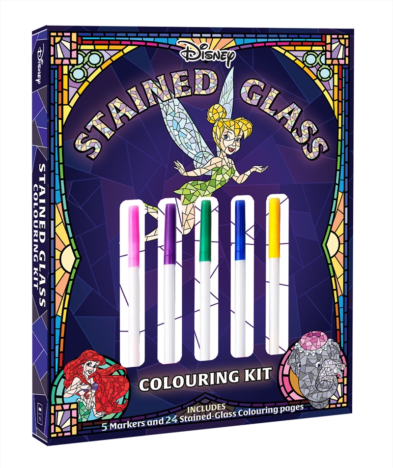 Disney: Stained Glass Adult Colouring Kit/Product Detail/Adults Colouring