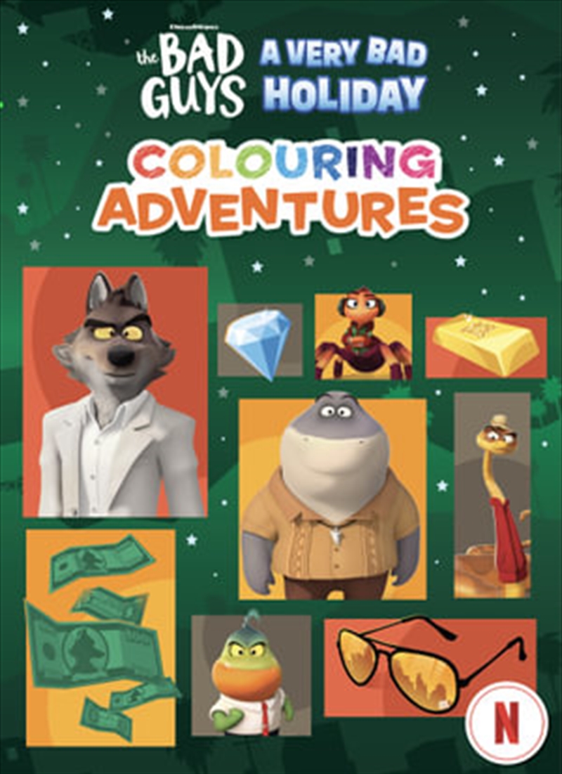 The  Bad Guys: A Very Bad Holiday: Colouring Adventures (DreamWorks)/Product Detail/Kids Colouring