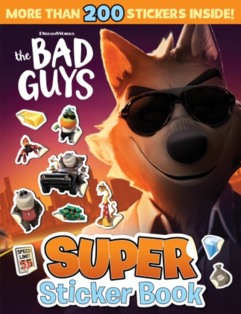 The  Bad Guys: Super Sticker Book (DreamWorks)/Product Detail/Kids Activity Books