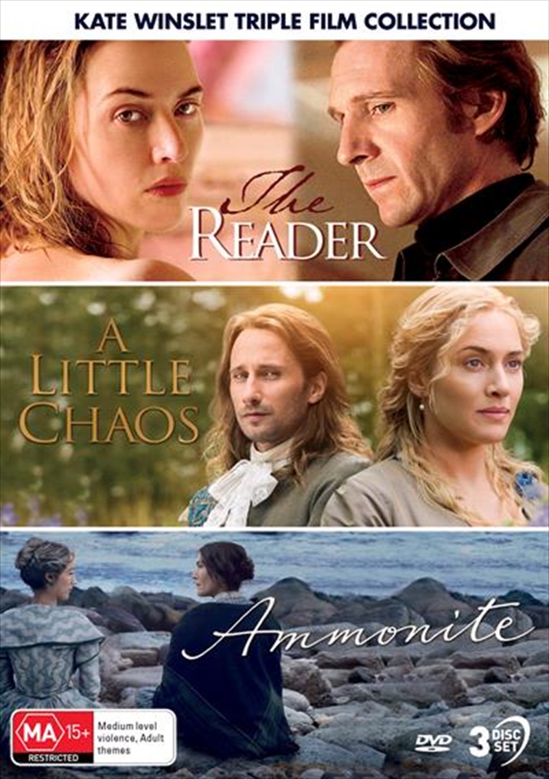 Kate Winslet - The Reader / A Little Chaos / Ammonite  Triple Film Collection/Product Detail/Drama