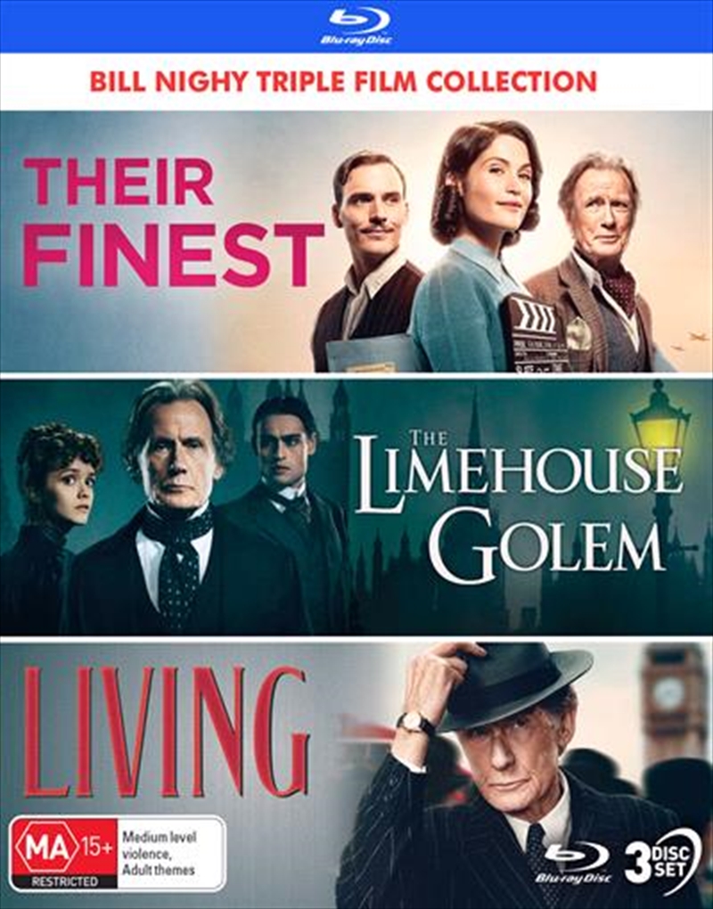 Bill Nighy - Their Finest / The Limehouse Golem / Living  Triple Film Collection/Product Detail/Drama
