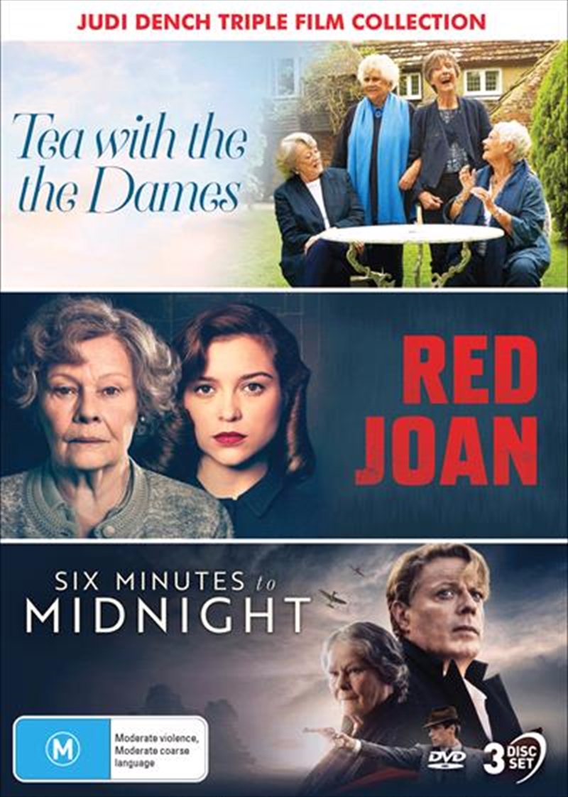 Judi Dench - Tea With The Dames / Red Joan / Six Minutes To Midnight  Triple Film Collection/Product Detail/Drama