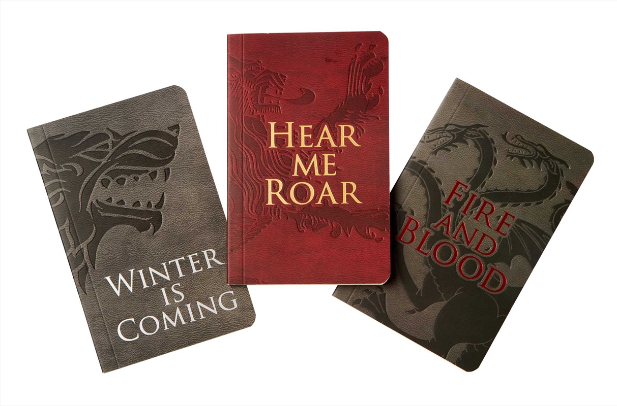 Game of Thrones: Pocket Notebook Collection (Set of 3): House Words/Product Detail/Notebooks & Journals