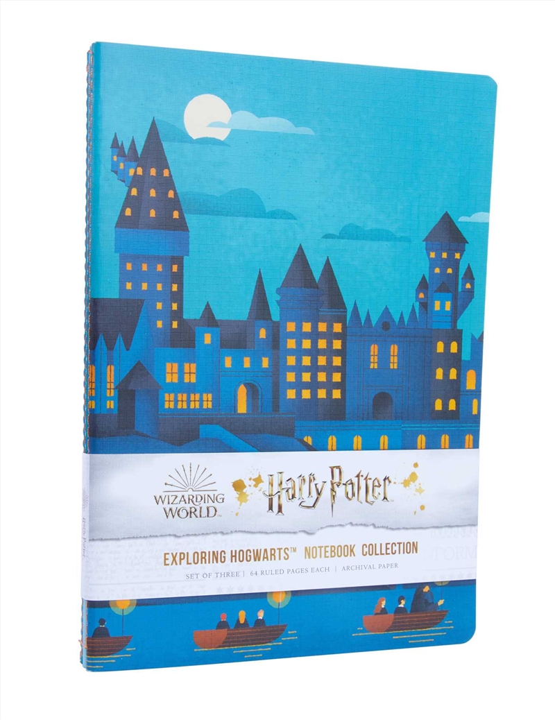 Harry Potter: Exploring Hogwarts Sewn Notebook Collection (Set of 3)/Product Detail/Notebooks & Journals