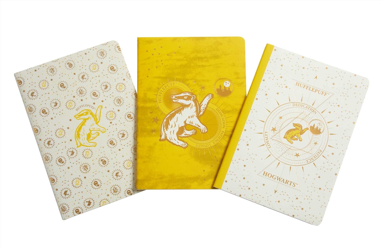 Harry Potter: Hufflepuff Constellation Sewn Notebook Collection (Set of 3)/Product Detail/Notebooks & Journals