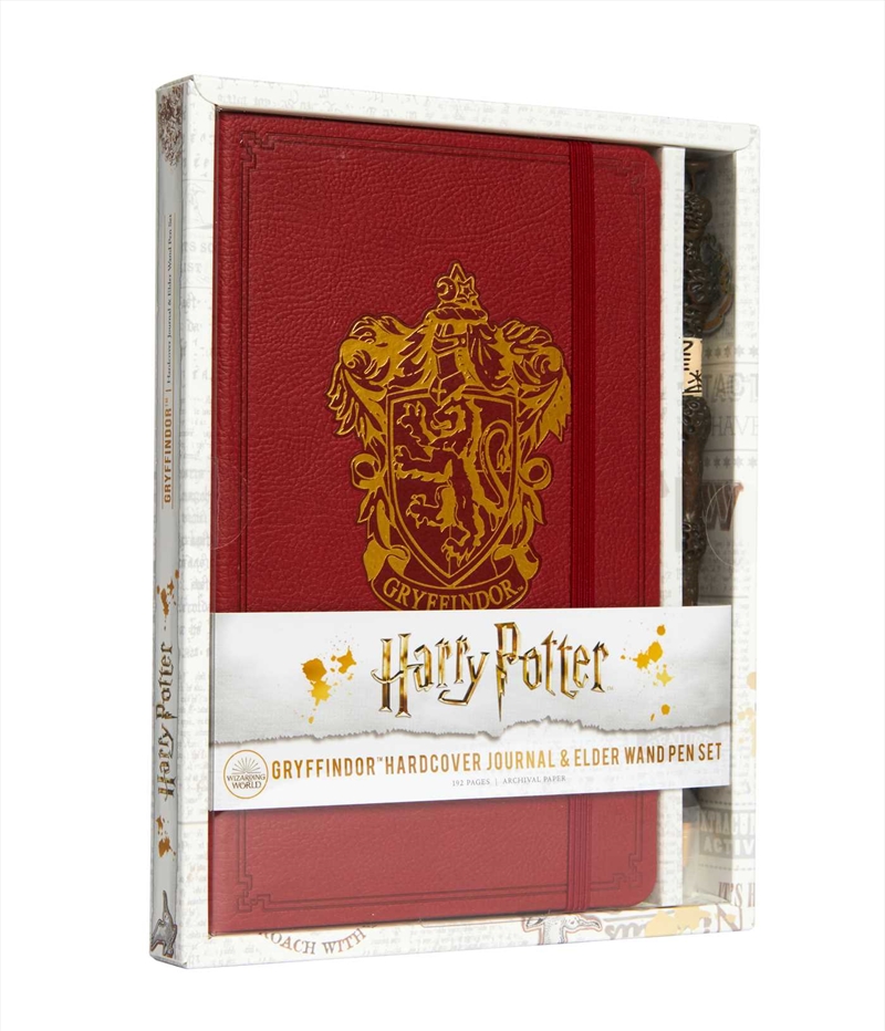 Harry Potter: Gryffindor Hardcover Journal and Elder Wand Pen Set/Product Detail/Notebooks & Journals
