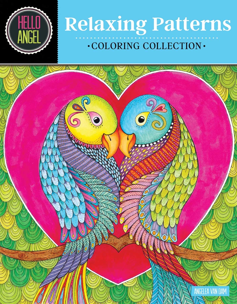 Hello Angel Relaxing Patterns Coloring Collection/Product Detail/Adults Colouring
