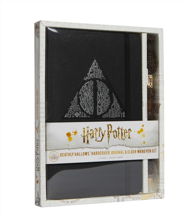 Harry Potter: Deathly Hallows Hardcover Journal and Elder Wand Pen Set/Product Detail/Notebooks & Journals