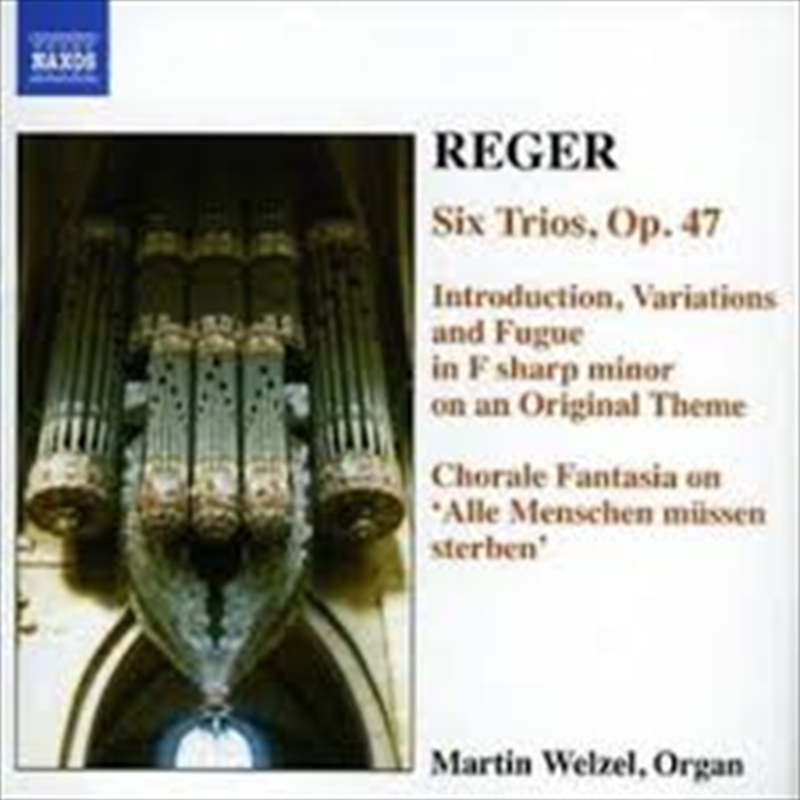 Reger: Organ Works Vol 6/Product Detail/Classical