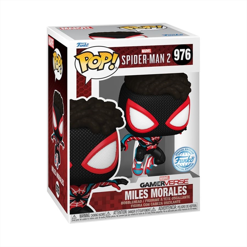 Spiderman 2 (VG'23) - Miles Morales in Evolved Suit US Exclusive Pop! Vinyl [RS]/Product Detail/Standard Pop Vinyl
