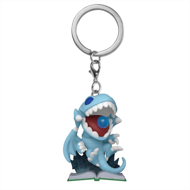 Yu-Gi-Oh! - Blue-Eyes Toon Dragon US Exclusive Glow Pop! Keychain [RS]/Product Detail/Pop Vinyl Keychains