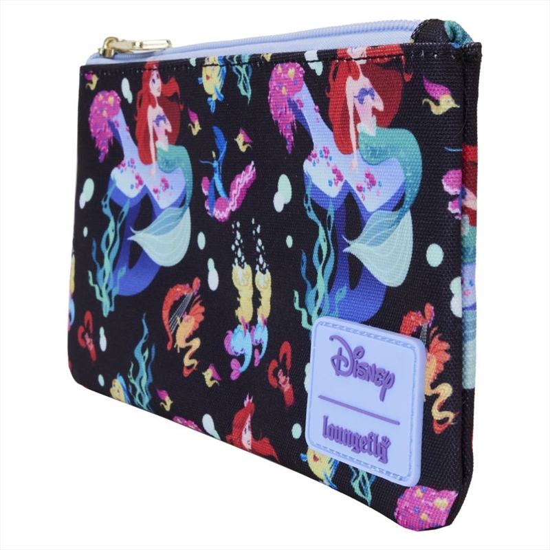 Loungefly The Little Mermaid (1989) 35th Anniversary - Life Is The Bubbles Nylon Purse/Product Detail/Wallets