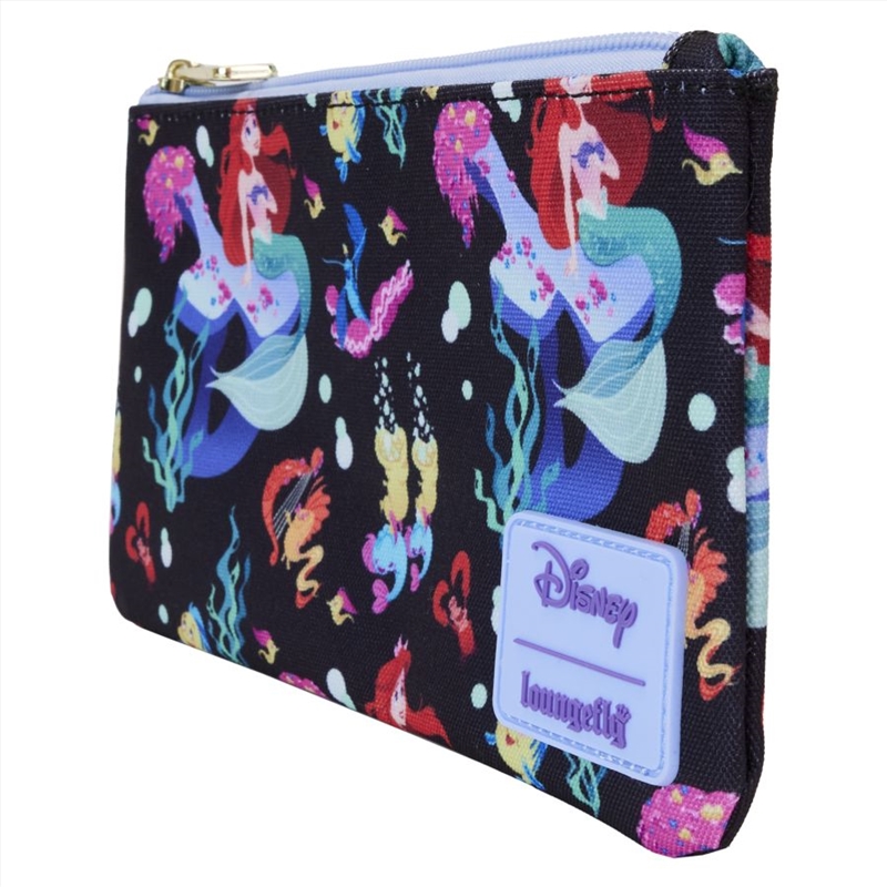 Loungefly The Little Mermaid (1989) 35th Anniversary - Life Is The Bubbles Nylon Purse/Product Detail/Wallets