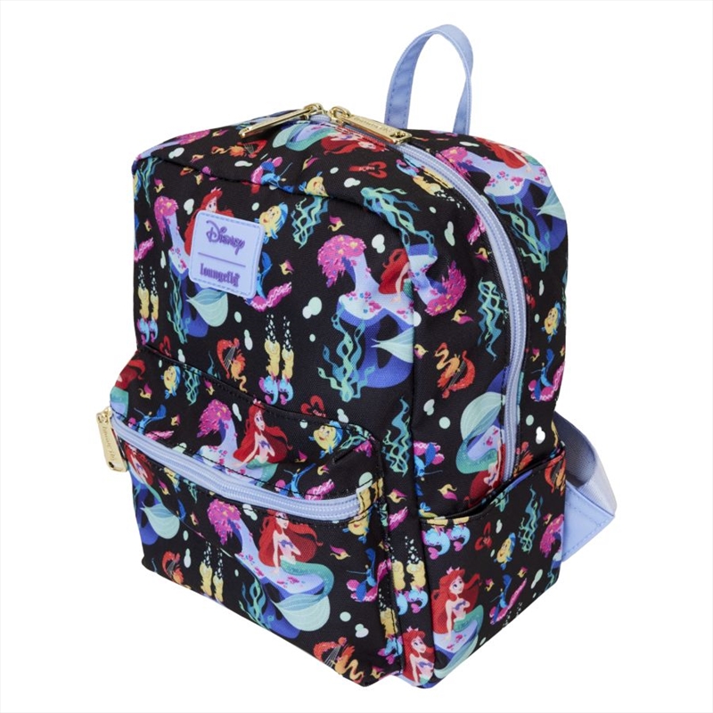 Loungefly The Little Mermaid (1989) 35th Anniversary - Life Is The Bubbles Nylon Backpack/Product Detail/Bags