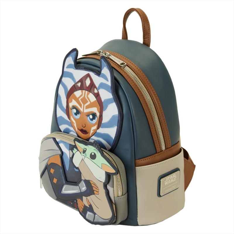 Loungefly Star Wars: The Mandalorian - Ahsoka With Grogu Mini Backpack/Product Detail/Bags