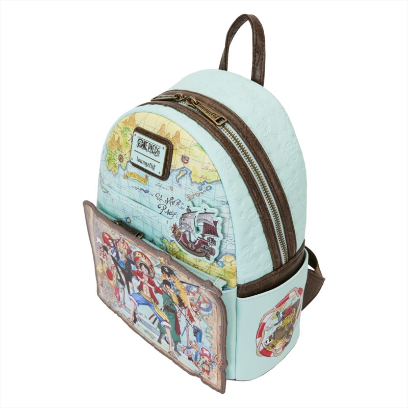 Loungefly One Piece - Luffy & Gang Map Mini Backpack/Product Detail/Bags