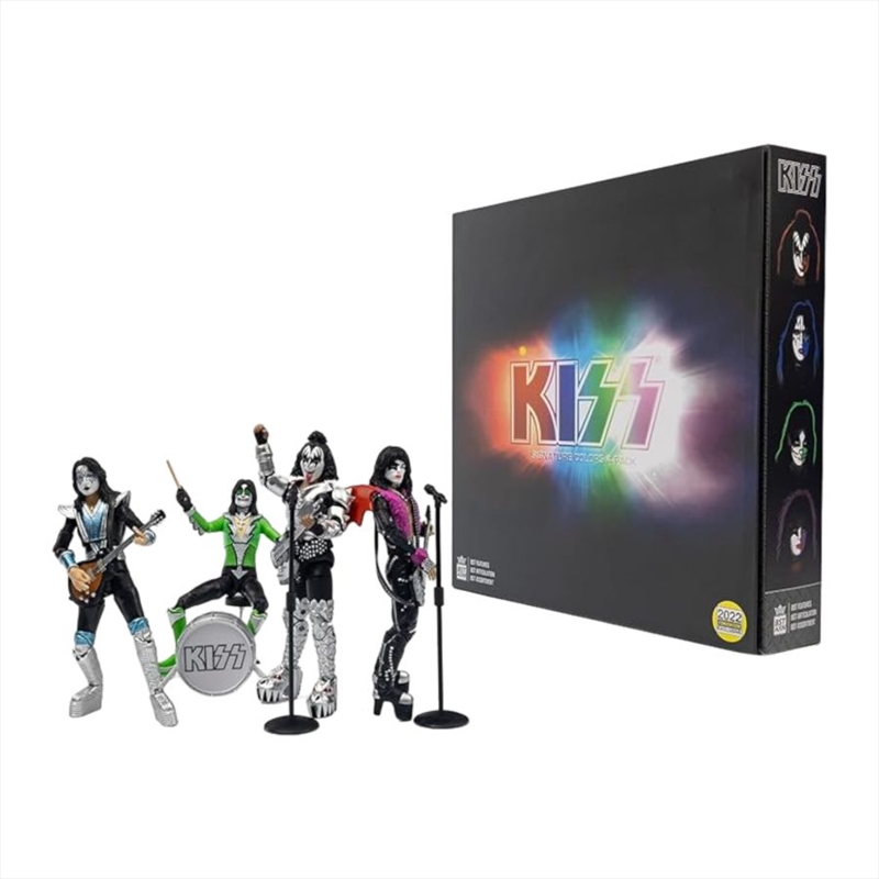 Kiss - The Band Vegas Outfits 4-Pack BST AXN 5" Action Figure Set [SDCC Exclusive]/Product Detail/Figurines