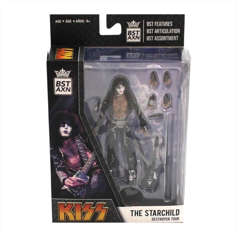 Kiss - The Starchild (Paul Stanley) BST AXN 5'' Action Figure/Product Detail/Figurines