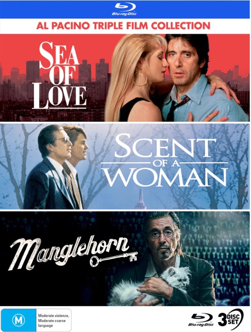 Sea Of Love / Scent Of A Woman / Manglehorn Al Pacino Triple Film Collection/Product Detail/Drama