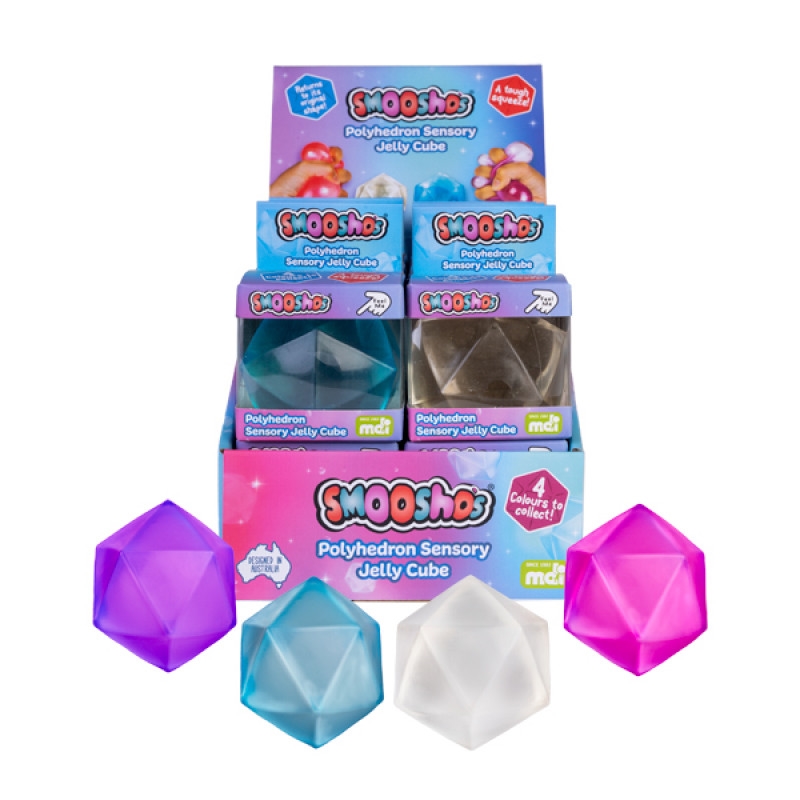 Smooshos Jelly Cube Polyhedron  (SENT AT RANDOM)/Product Detail/Stress & Squishy