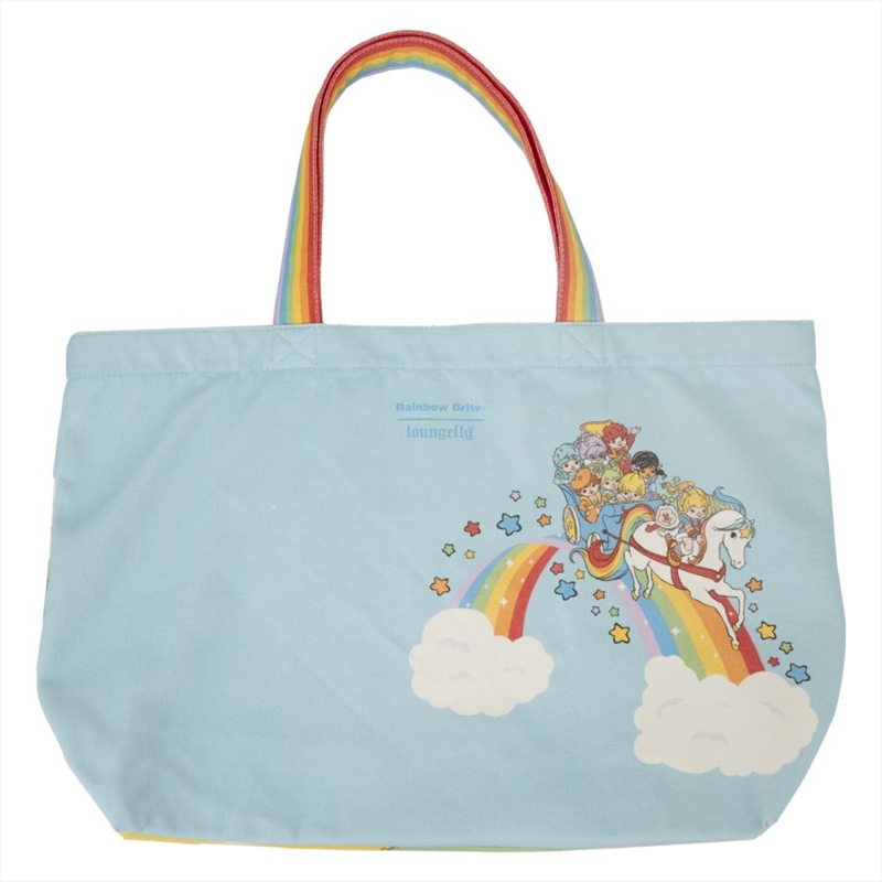 Loungefly Rainbow Brite - Gang Rainbow Handle Canvas Tote/Product Detail/Bags