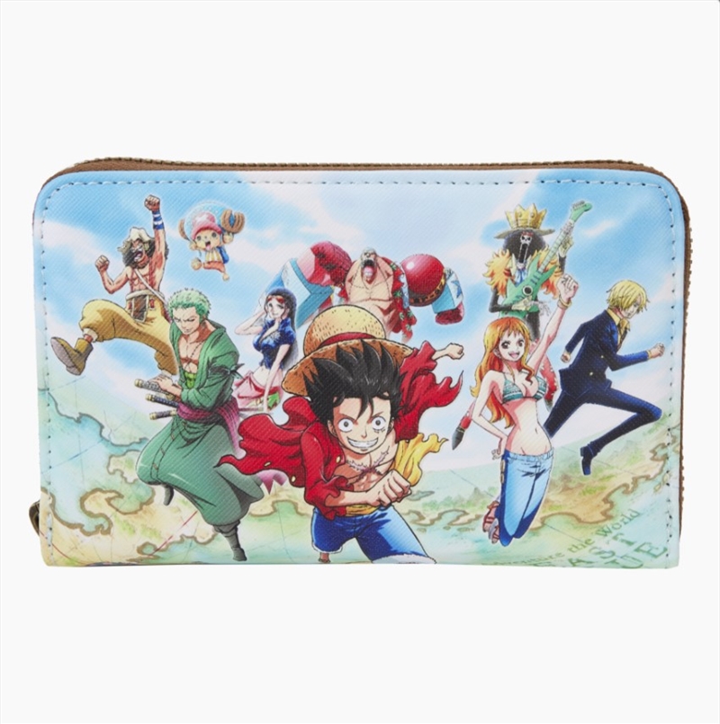 Loungefly One Piece - Luffy & Gang Zip Around Wallet/Product Detail/Wallets