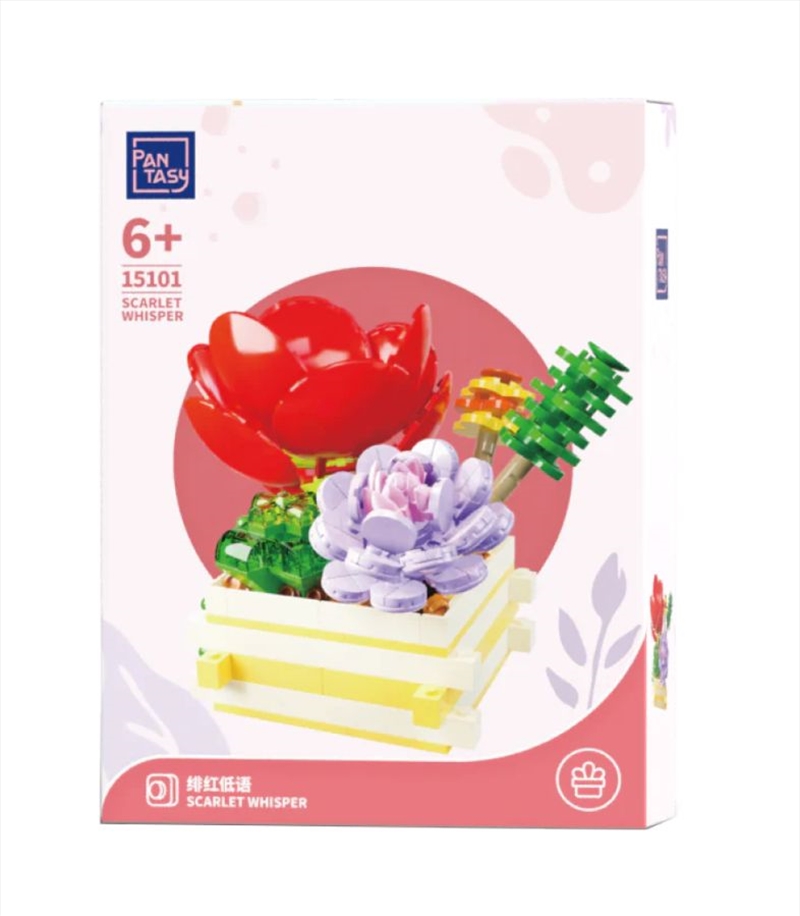Succulent Garden - Scarlet Whisper (284 pc)/Product Detail/Figurines