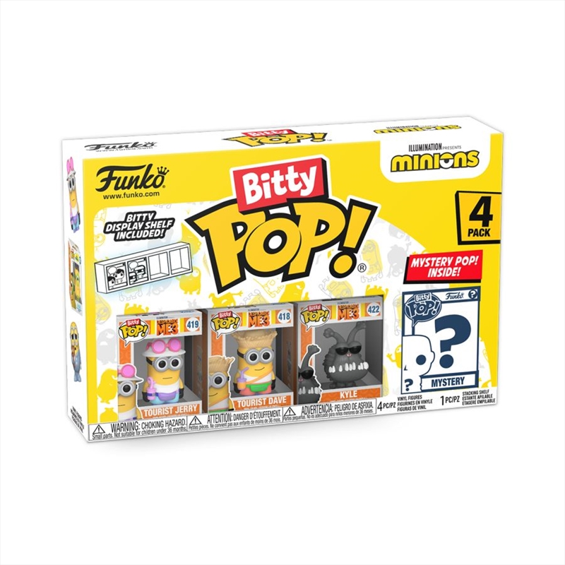 Minions - Tourist Jerry Bitty Pop! 4-Pack/Product Detail/Funko Collections