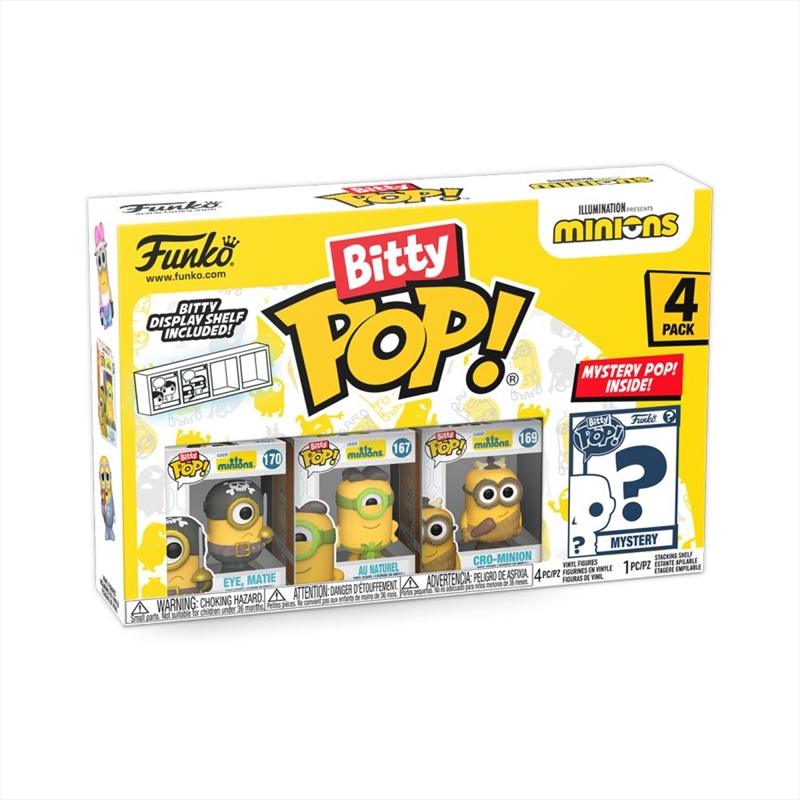Minions - Eye Matie Bitty Pop! 4-Pack/Product Detail/Funko Collections