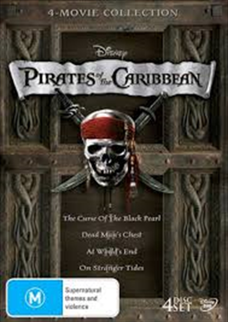 Pirates Of The Caribbean - Quadrilogy  Boxset/Product Detail/Action