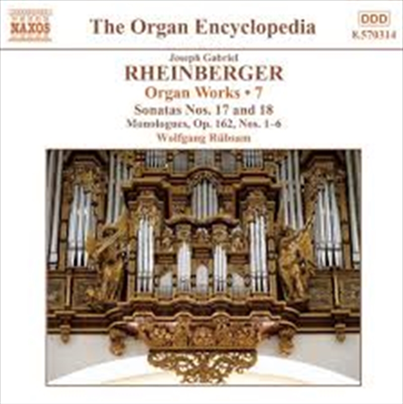 Rheinberger: Organ Works Vol 7/Product Detail/Classical