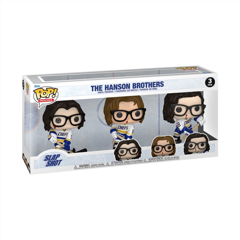 Slap Shot - The Hansons Pop! Vinyl 3-Pack/Product Detail/Movies