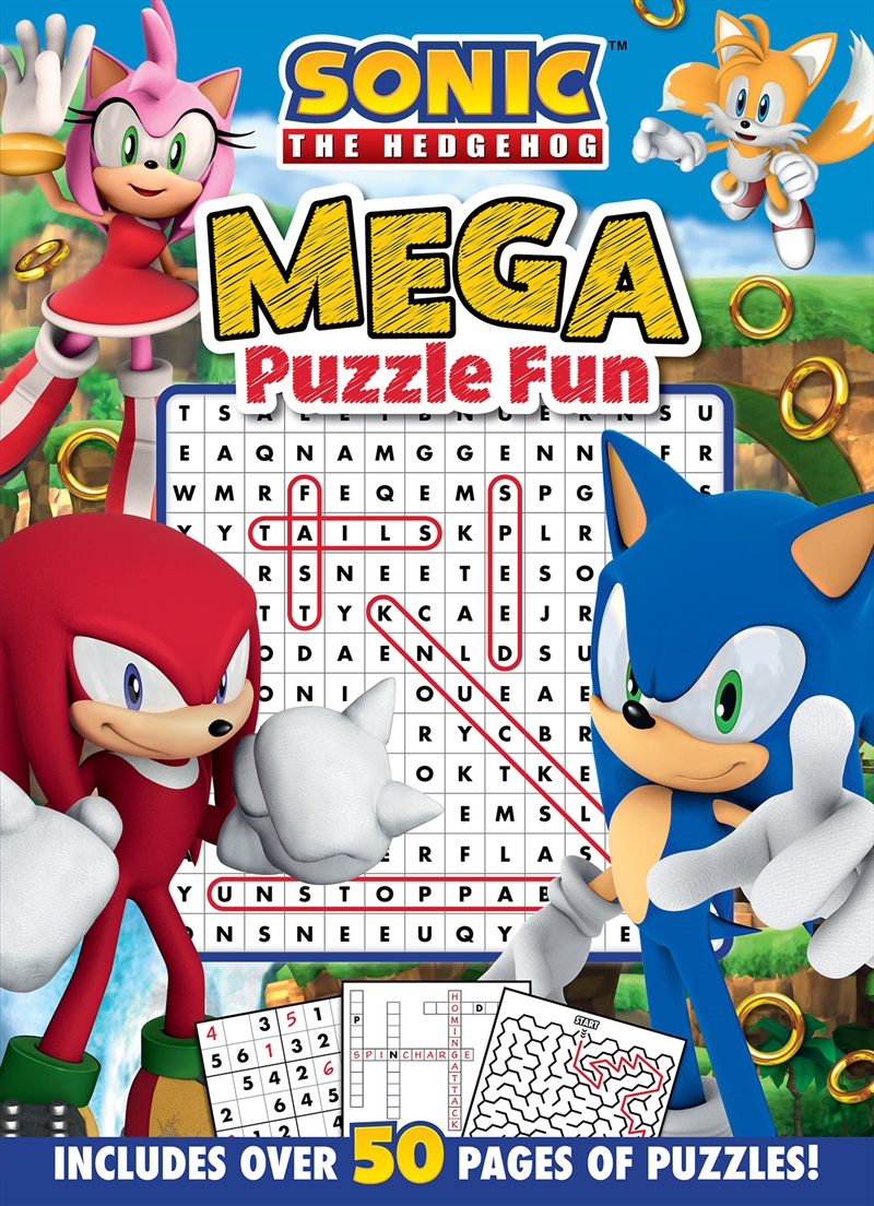 Sonic the Hedgehog: Mega Puzzle Fun (Sega)/Product Detail/Kids Activity Books