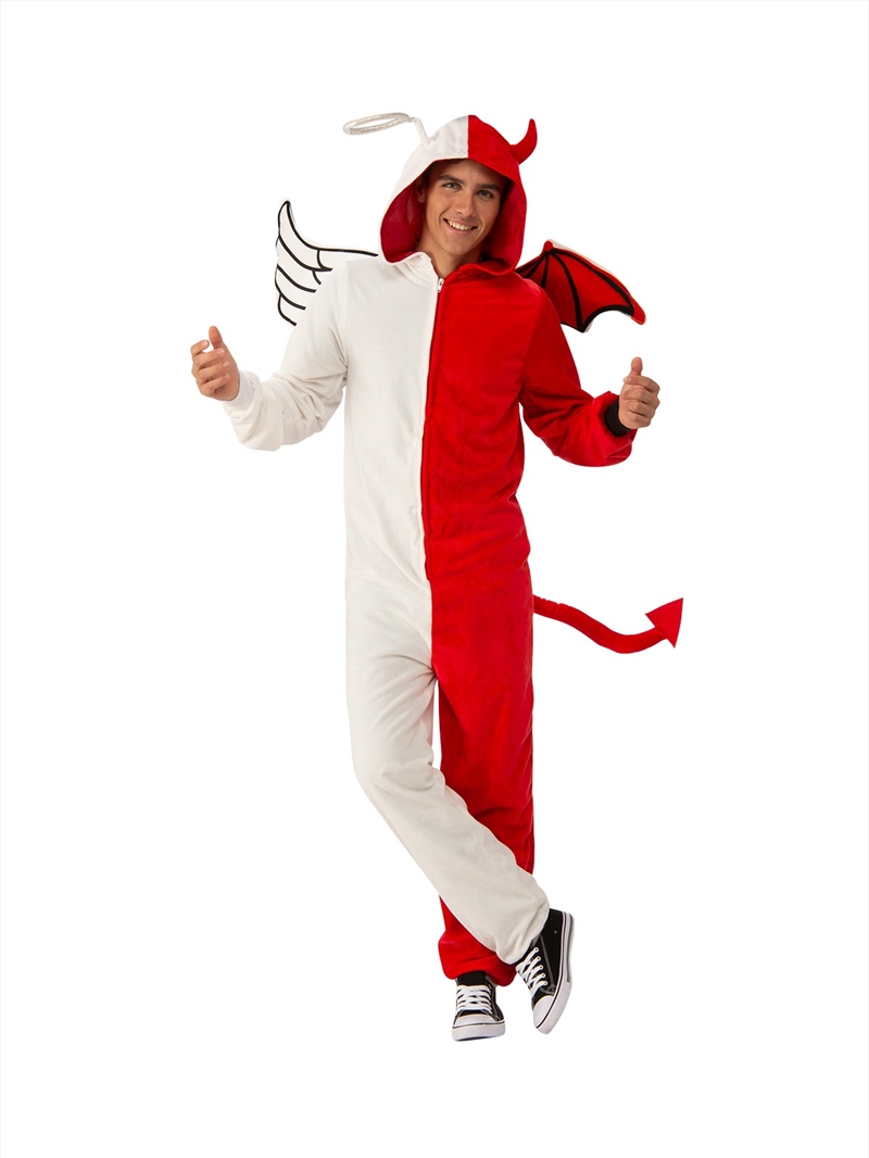 Angel Or Demon Furry Onesie Costume - Size L-Xl/Product Detail/Costumes