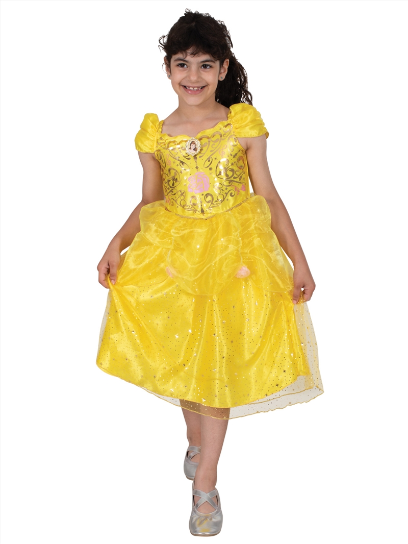 Belle Deluxe Sparkle Costume - Size 6-8 Yrs/Product Detail/Costumes