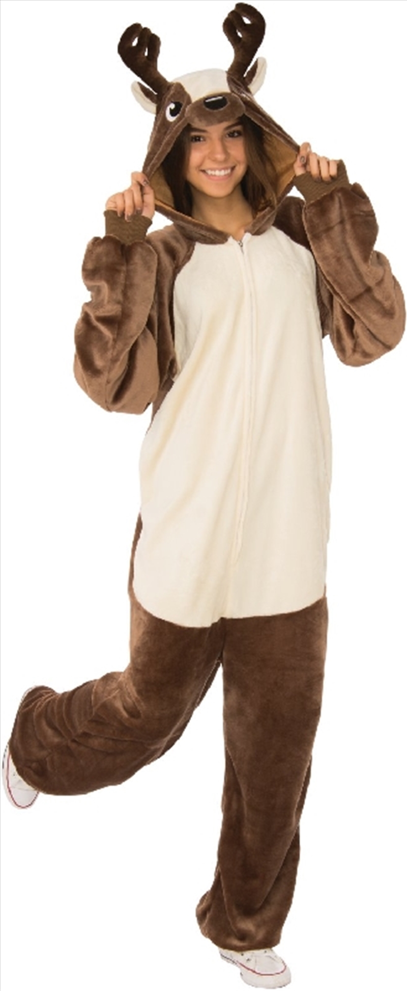 Reindeer Furry Onesie Costume - Size L-Xl/Product Detail/Costumes