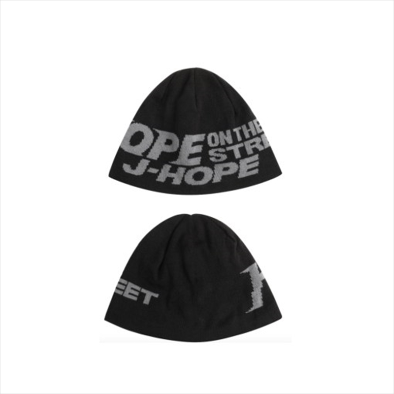 J-HOPE - Hope On The Street Official MD Beanie (Black)/Product Detail/Beanies & Headwear