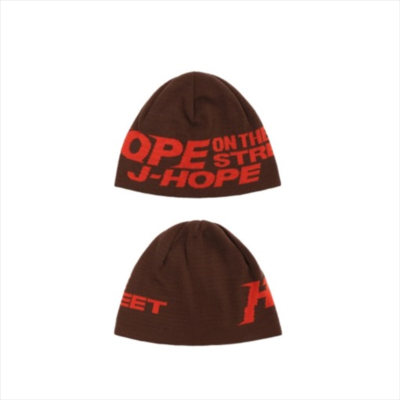 J-HOPE - Hope On The Street Official MD Beanie (Brown)/Product Detail/Beanies & Headwear