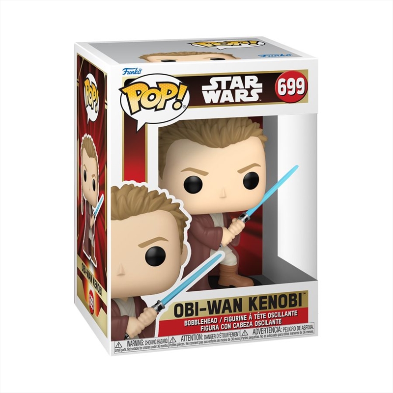 Star Wars: Phantom Menace 25th Anniversary - Obi-Wan Kenobi Pop! Vinyl/Product Detail/Movies