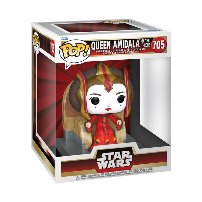 Star Wars: Phantom Menace 25th Anniversary - Queen Amidala on Throne Pop! Deluxe/Product Detail/Deluxe Pop Vinyl
