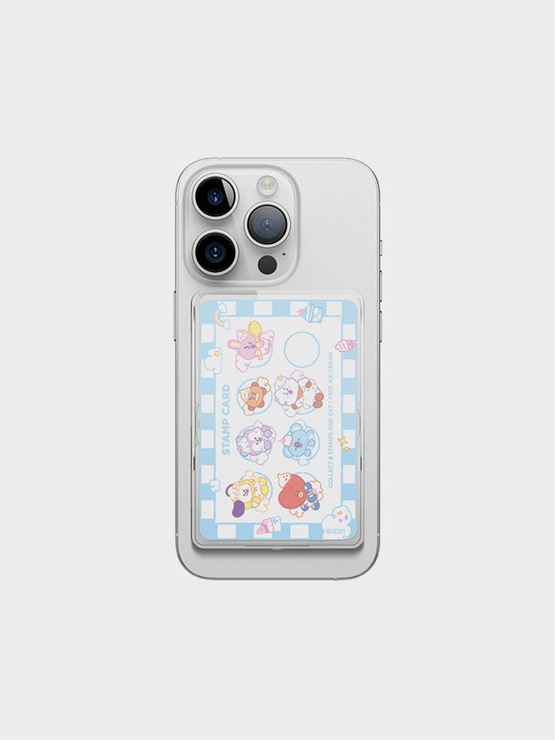 Bt21 - On The Cloud Collection Elago Mac Safe Clear Card Pocket/Product Detail/KPOP Merch