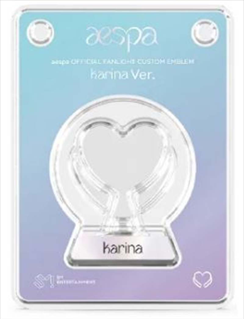 Aespa - Official Fanlight Custom Emblem - Karina/Product Detail/Accessories