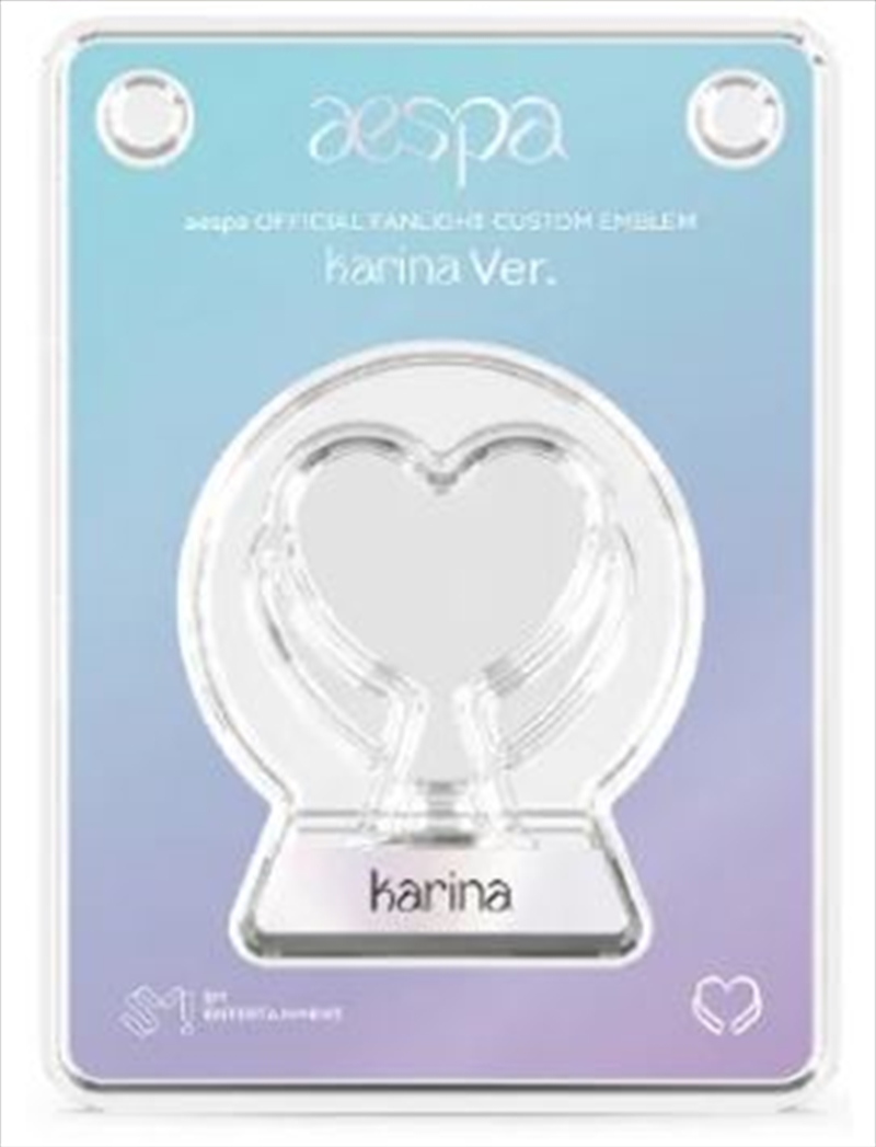 Aespa - Official Fanlight Custom Emblem - Karina/Product Detail/KPOP Merch