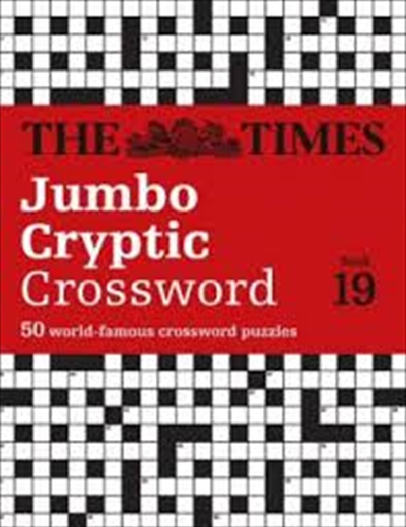 Times Jumbo Cryptic Crossword Book 19/Product Detail/Adults Activity Books
