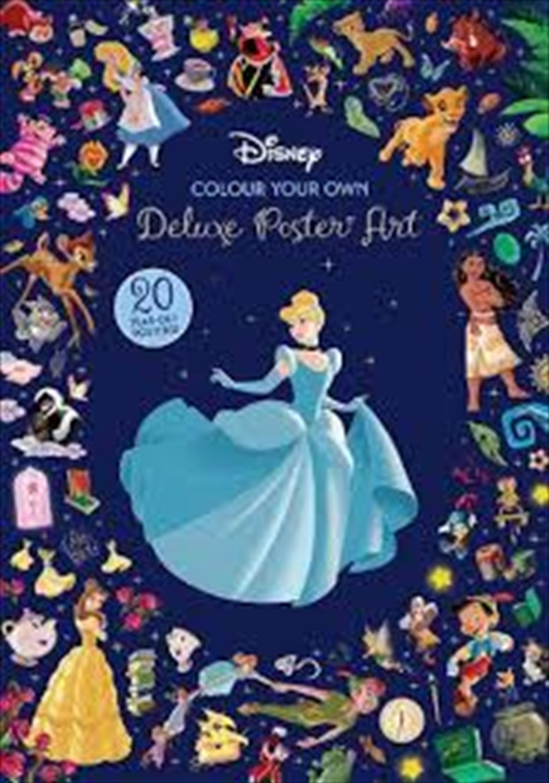 Disney: Colour You Own Poster Art/Product Detail/Kids Colouring