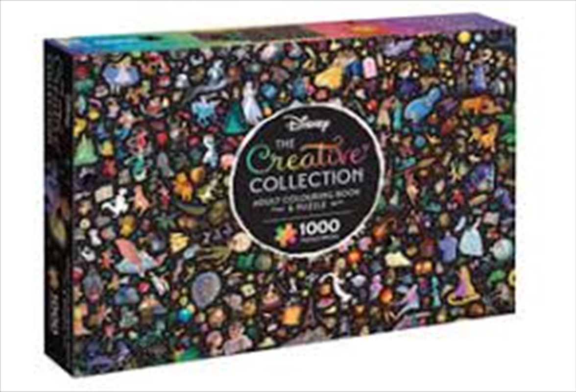 The Creative Collection: Adult Colouring Book & Puzzle (Disney:1000 Pieces)/Product Detail/Adults Colouring